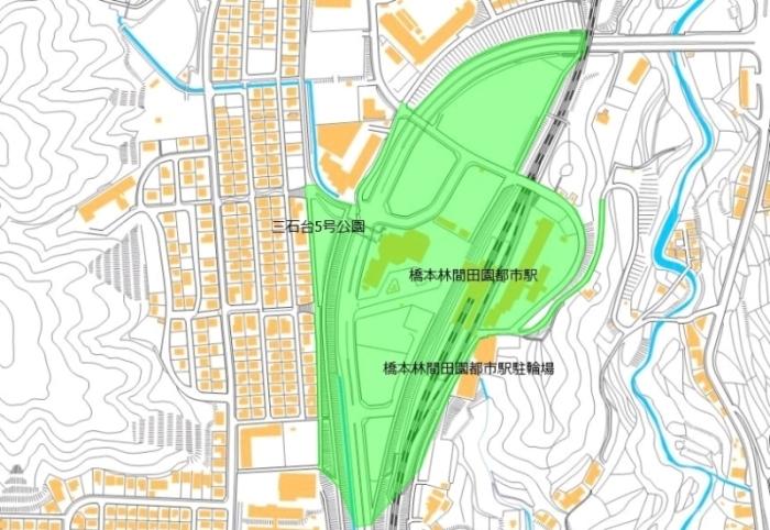 放置禁止区域図