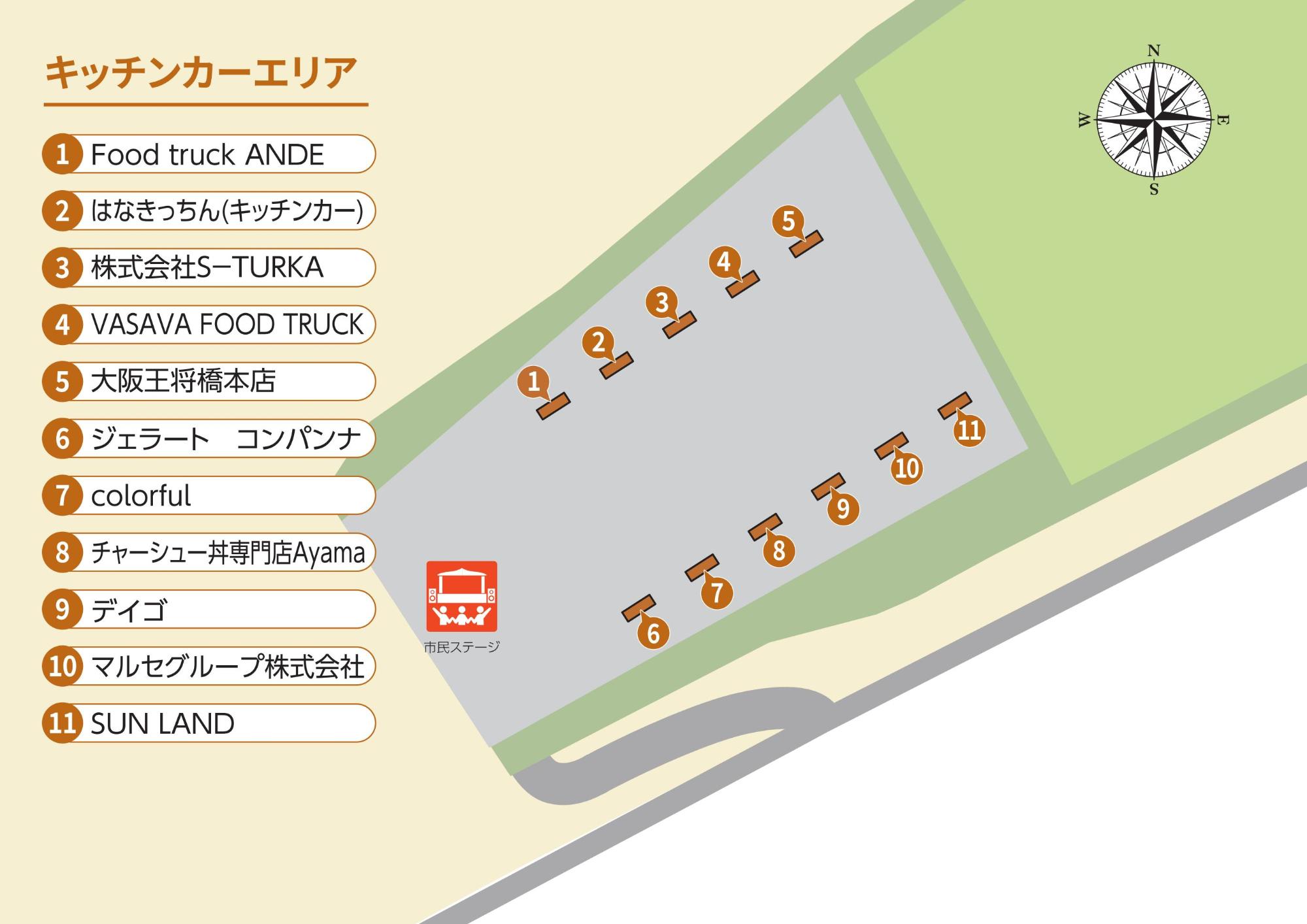 キッチンカーエリア