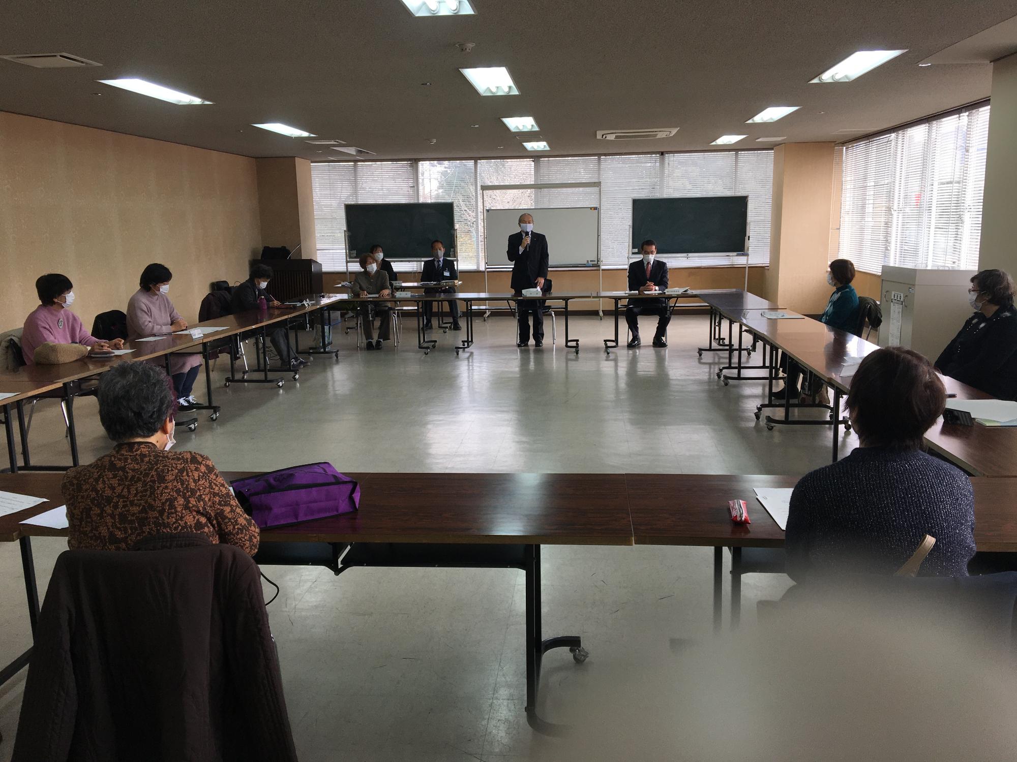橋本市女性会議市長との懇談会2