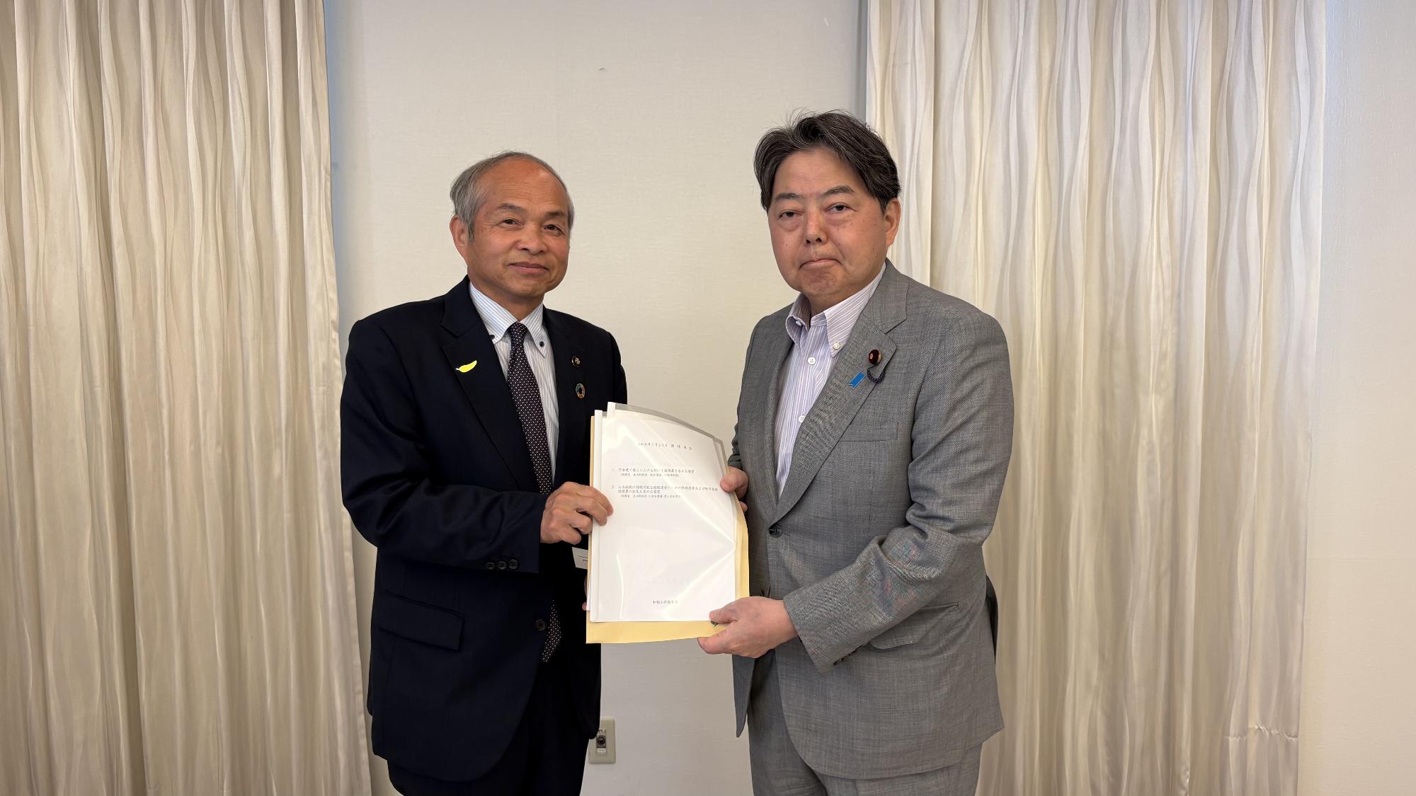 林総務大臣への要望