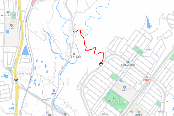 歩専慶賀野通学路線