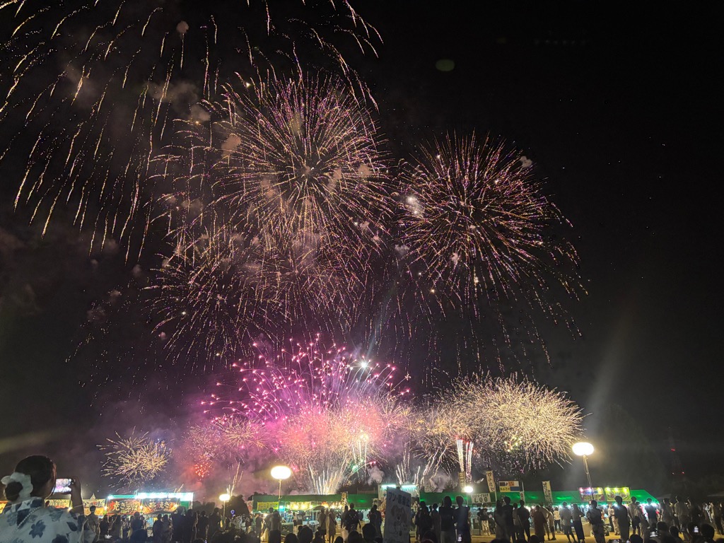 紀の川橋本サマーボール花火