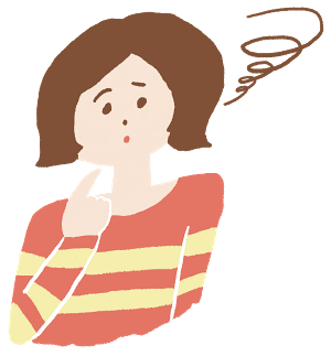 母親が困っているイラスト