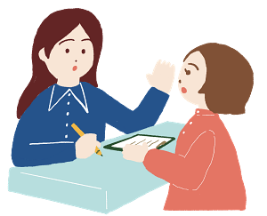 相談窓口のイラスト