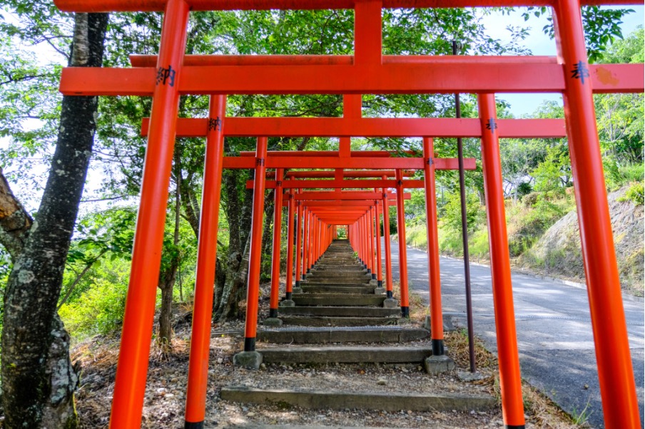 丸高稲荷神社の鳥居
