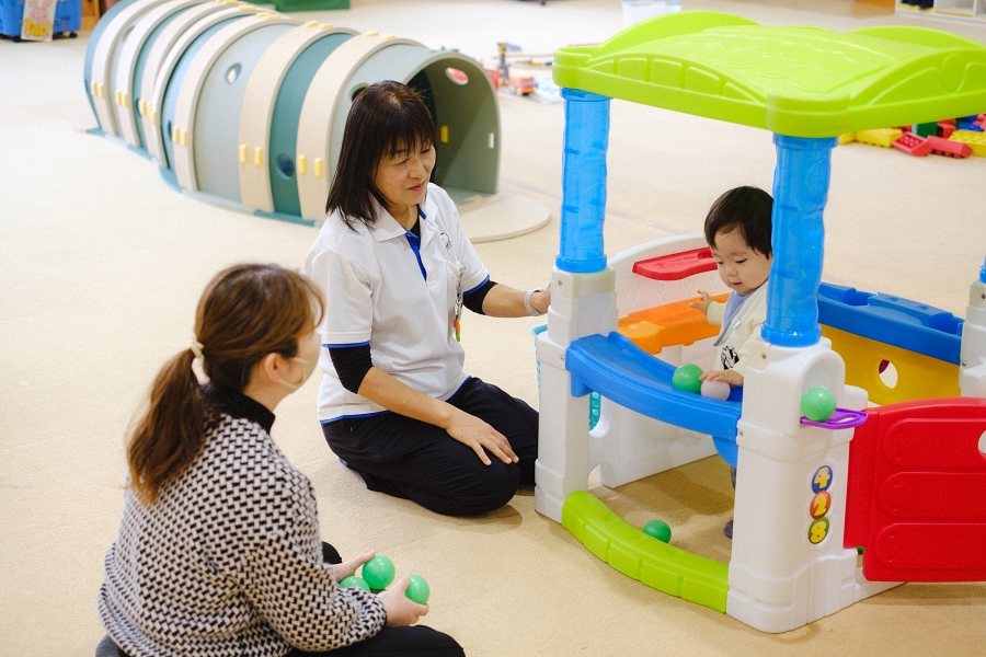 のびのびひろば開催中の様子