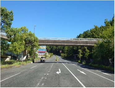 あやの台歩道橋(南側)