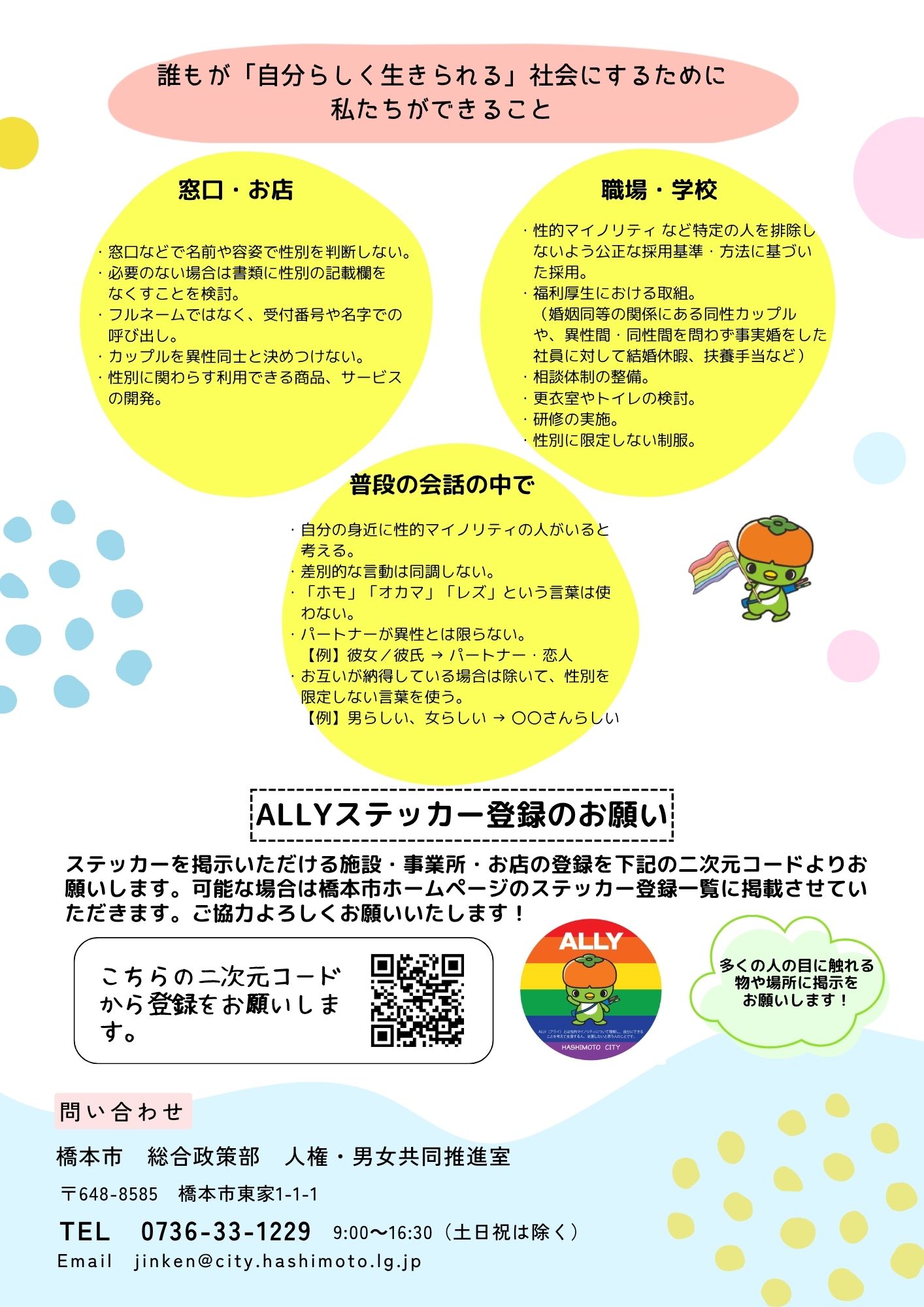 ALLYステッカーチラシ(裏)