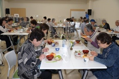 地域高齢者食堂の様子