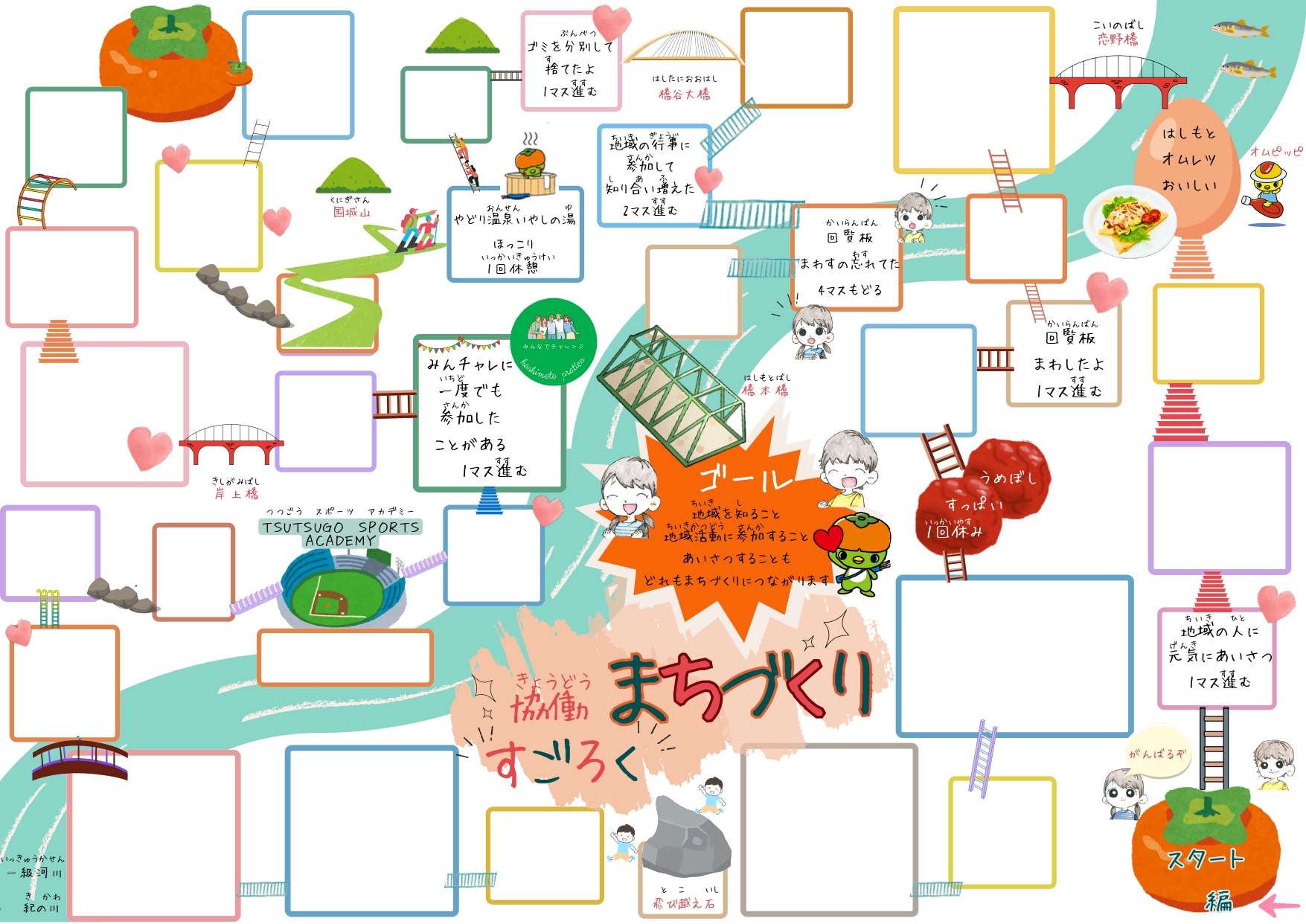 協働のまちづくりすごろく(記入用)