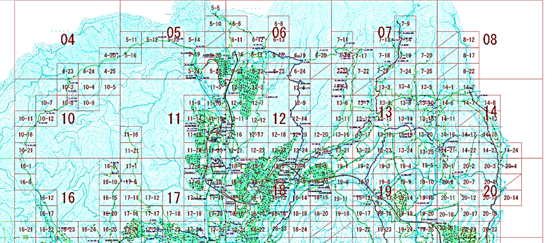 図郭1 路線網図選択用
