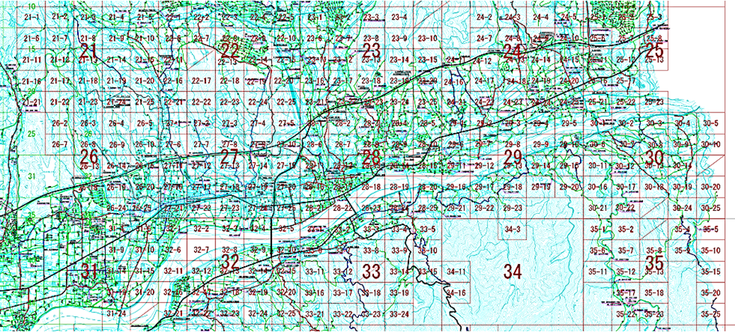 図郭2 路線網図選択用