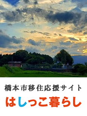 橋本市移住応援サイトはしっこ暮らしへのサイトリンク画像