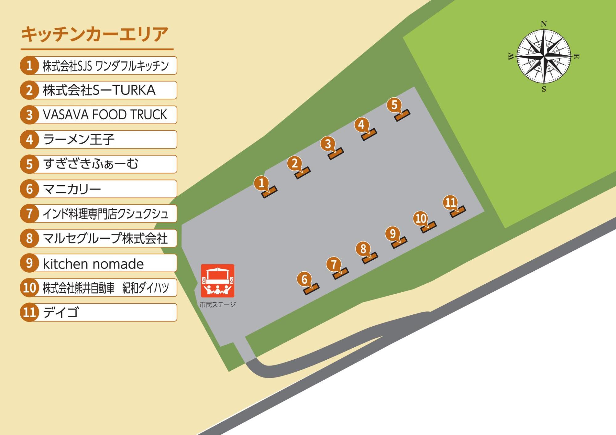 キッチンカーエリア