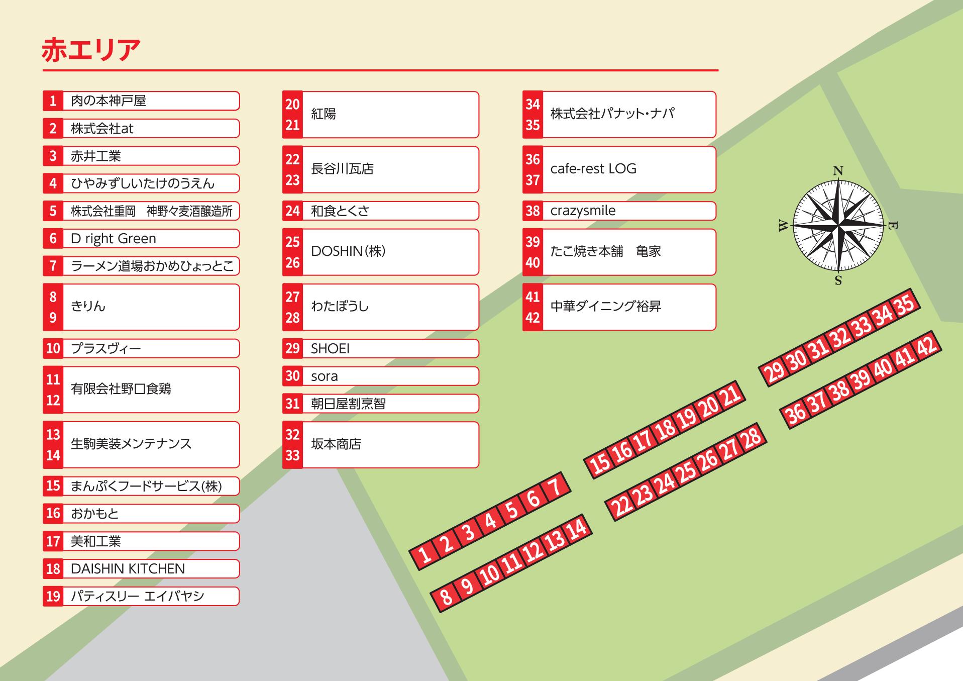 赤エリア