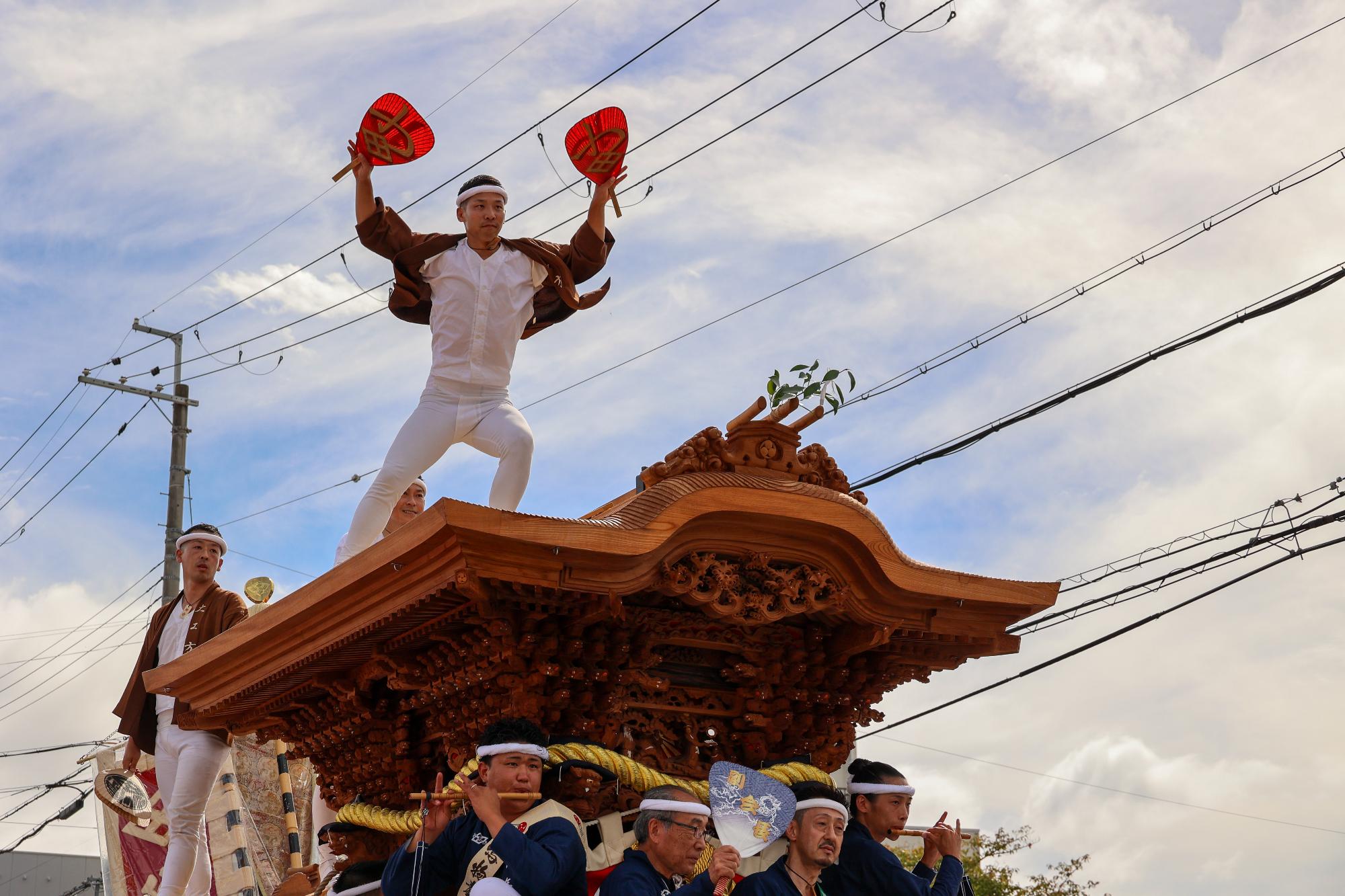 秋祭りだんじりパレード