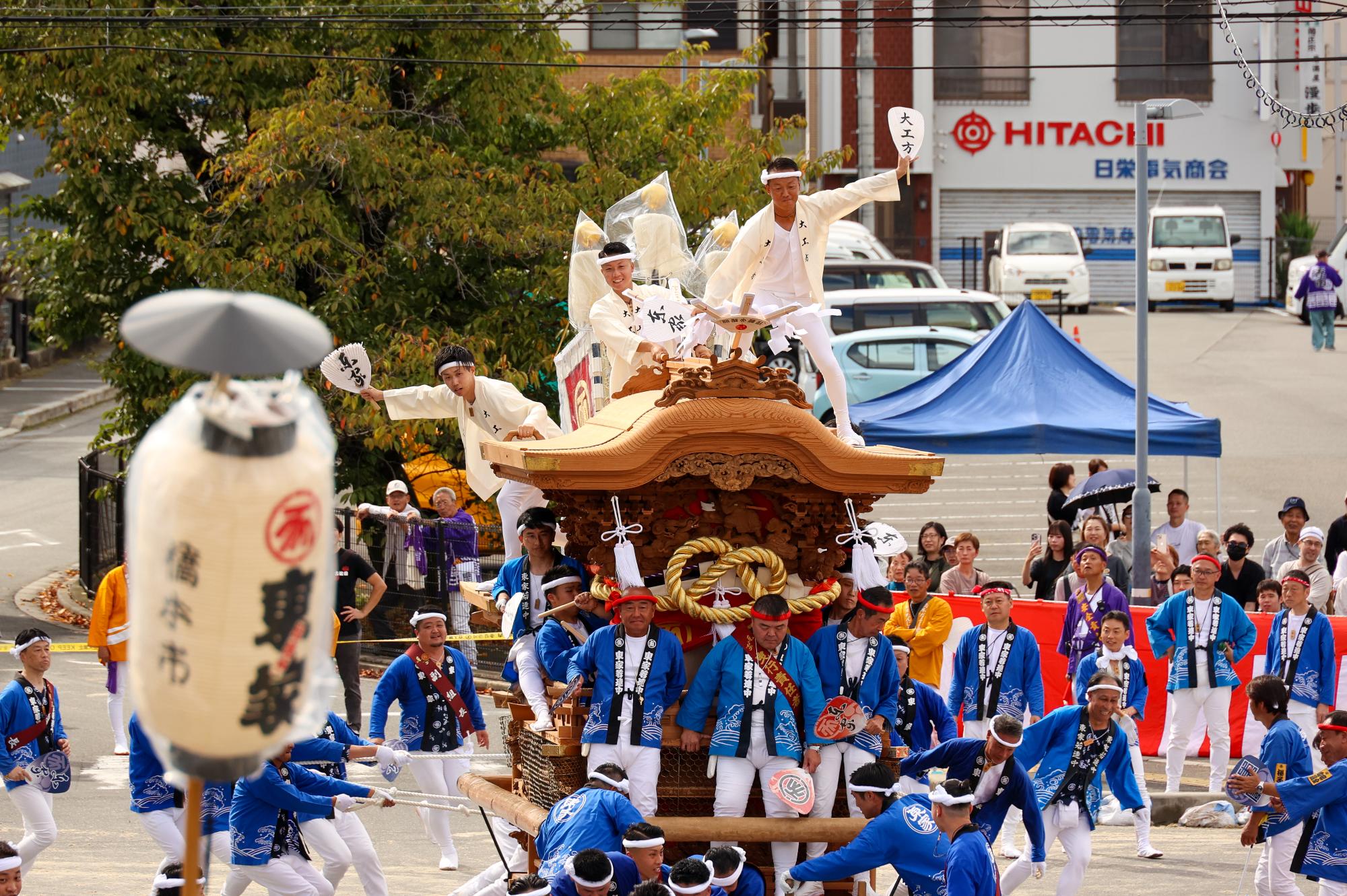 秋祭りだんじりパレード