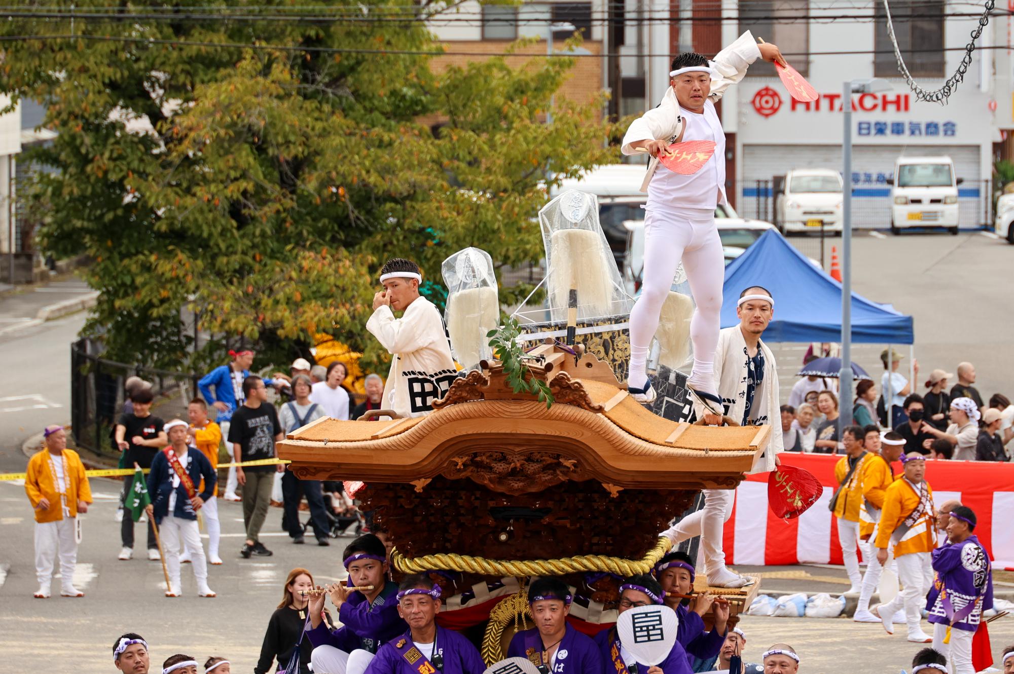 秋祭りだんじりパレード