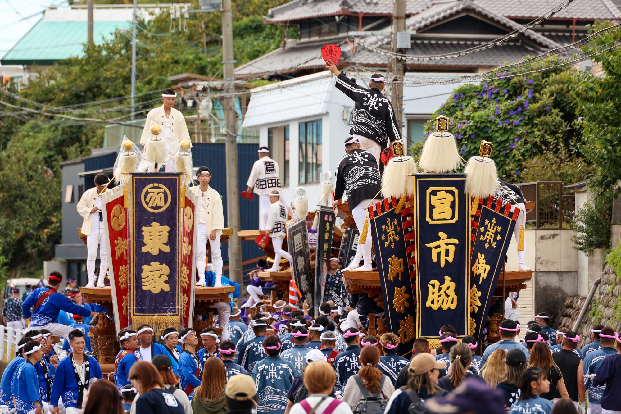 秋祭りだんじりパレード