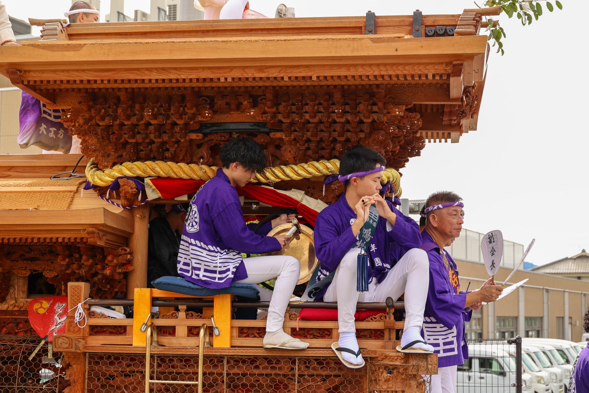 秋祭りだんじりパレード