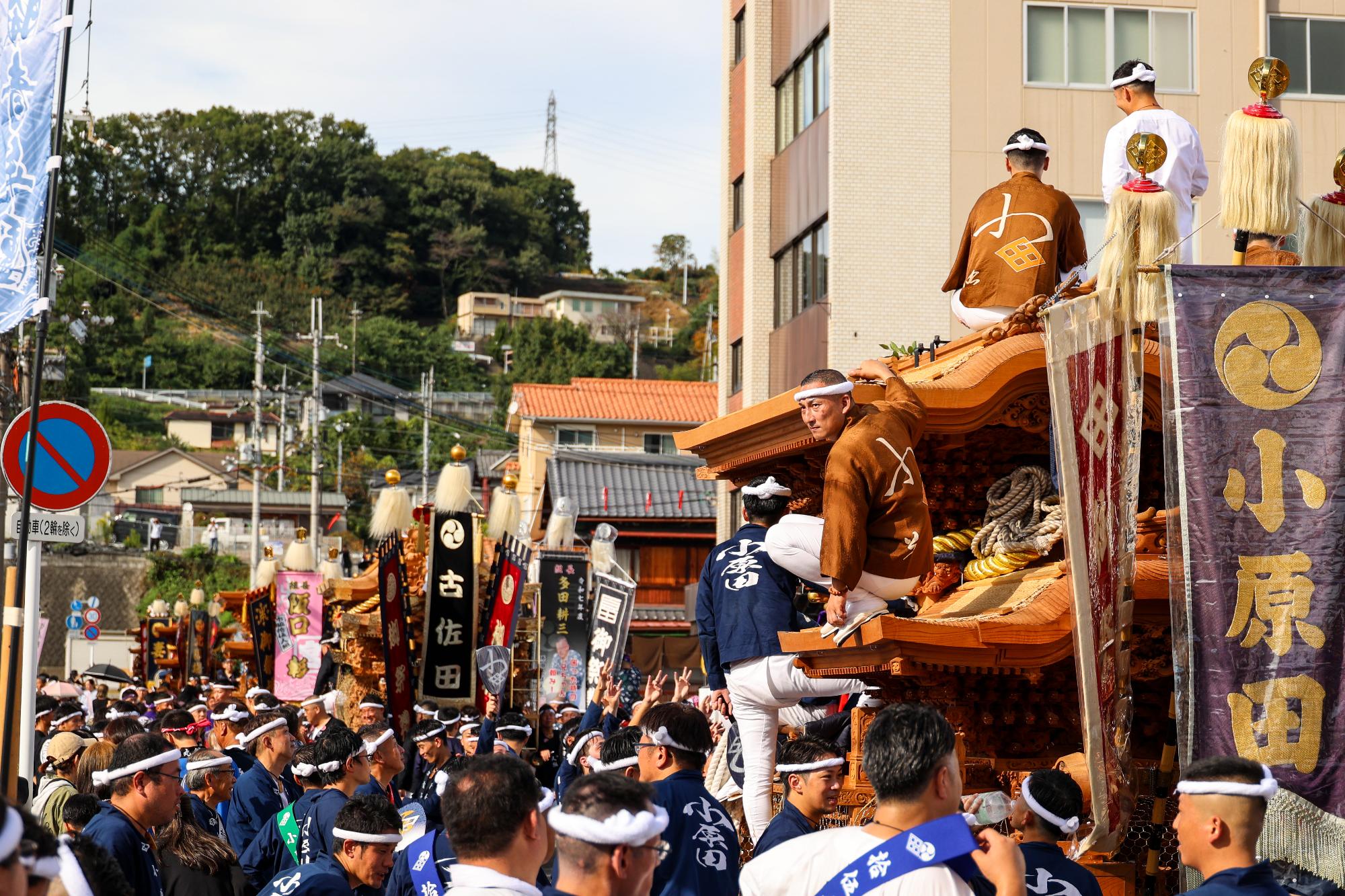 秋祭りだんじりパレード