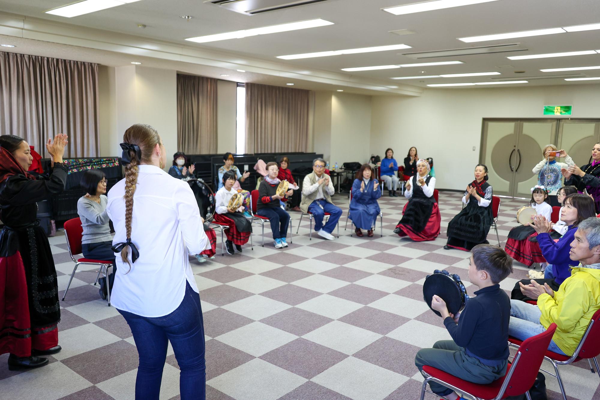 ワークショップ楽器体験