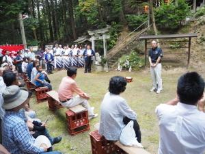 県指定無形文化財「嵯峨谷の神踊り」_写真1