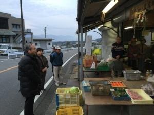 ふれあい農産物販売所新年仕事始め