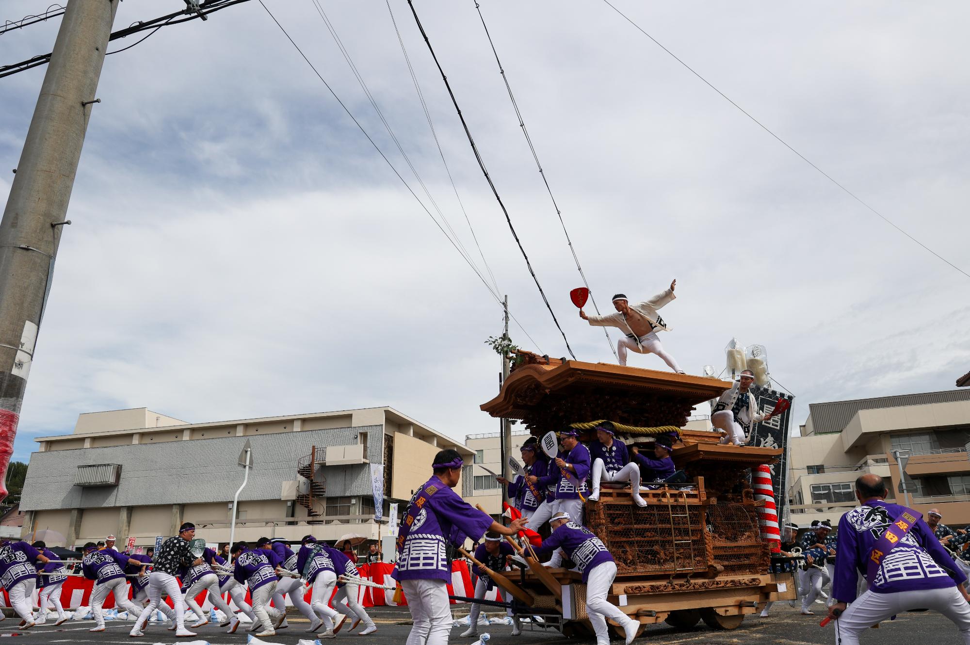 秋祭りだんじりパレード
