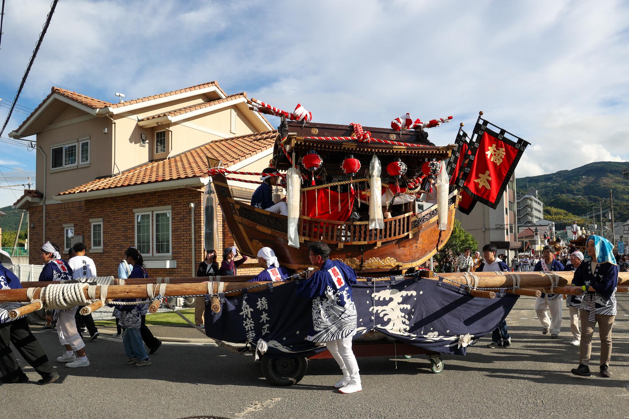 秋祭りだんじりパレード