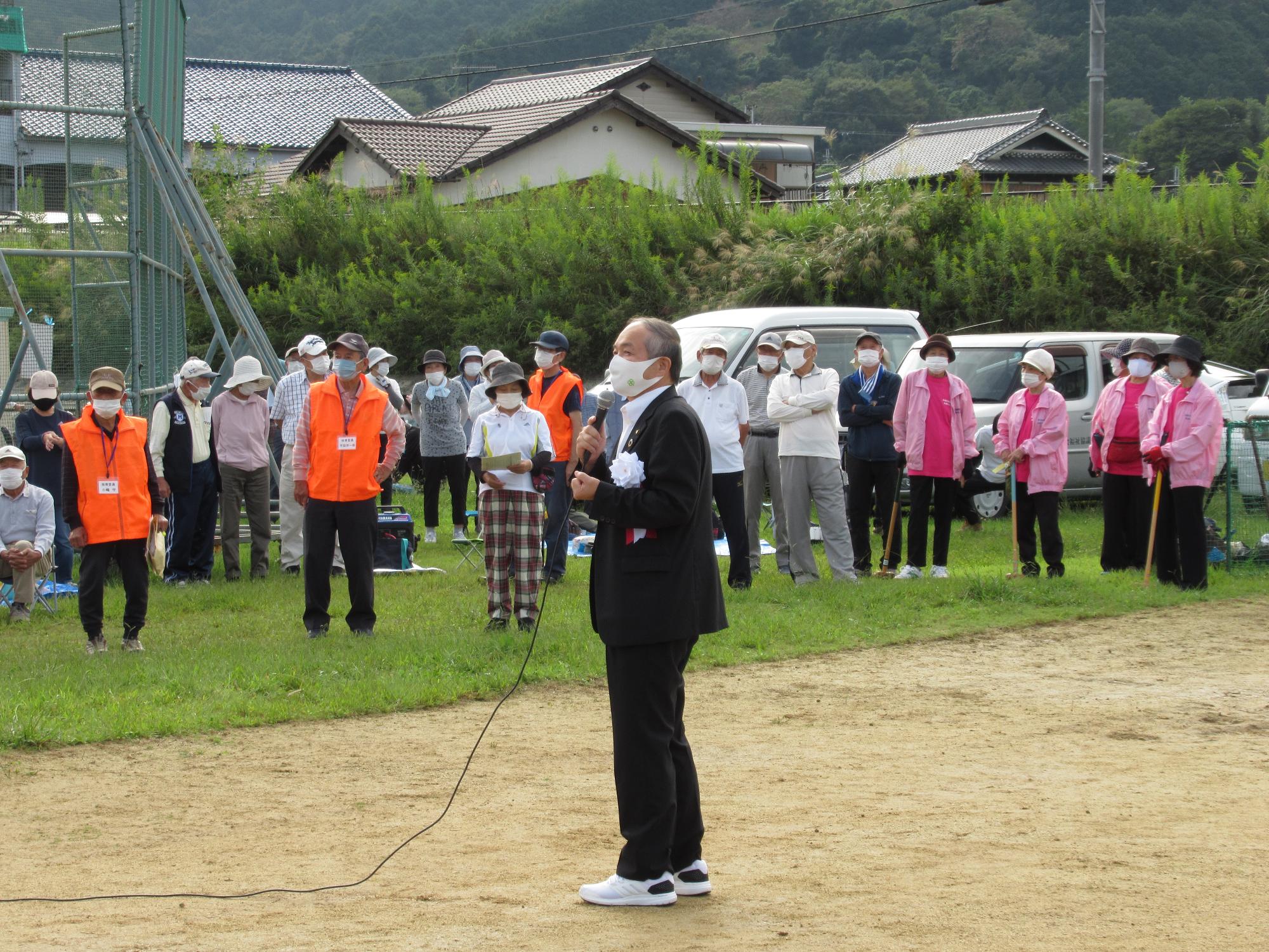 橋本市老人クラブスポーツ大会挨拶