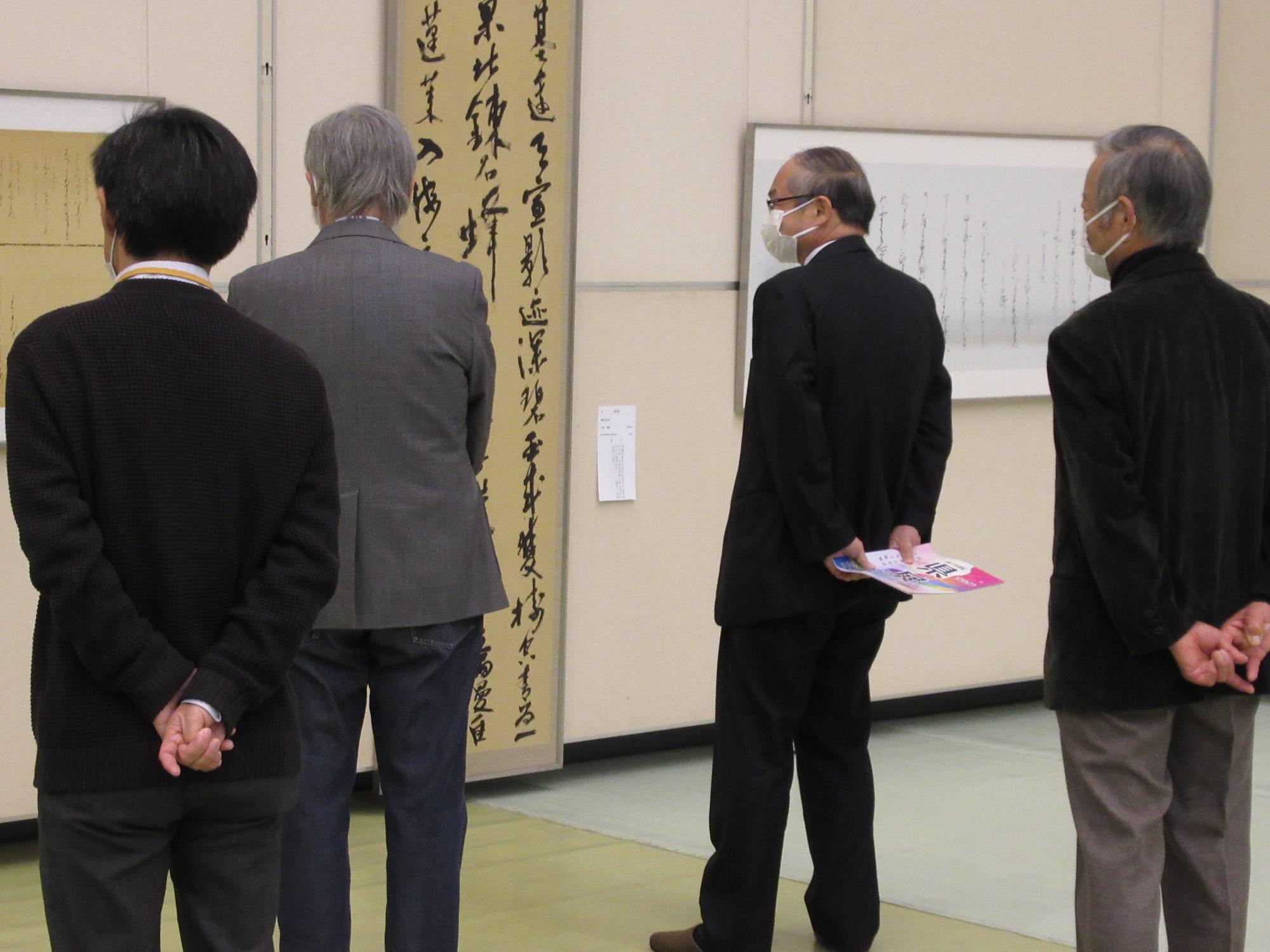 県展橋本展見学