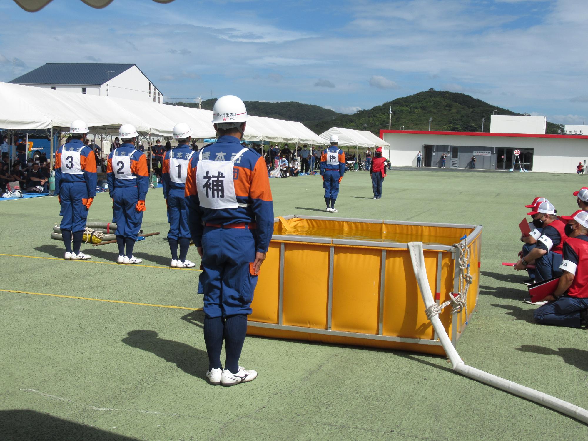 消防操法大会小型ポンプ操法