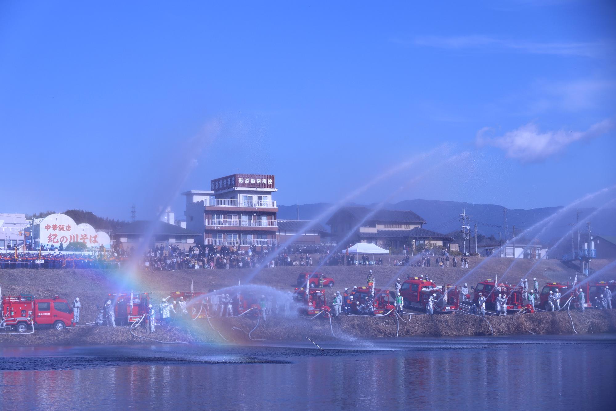 紀の川（消防出初式）