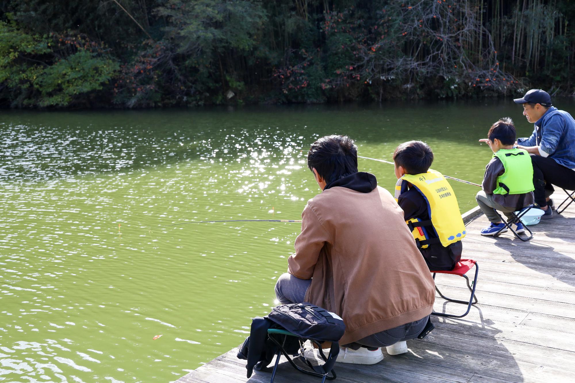 ちびっこ 釣り体験＆夜店