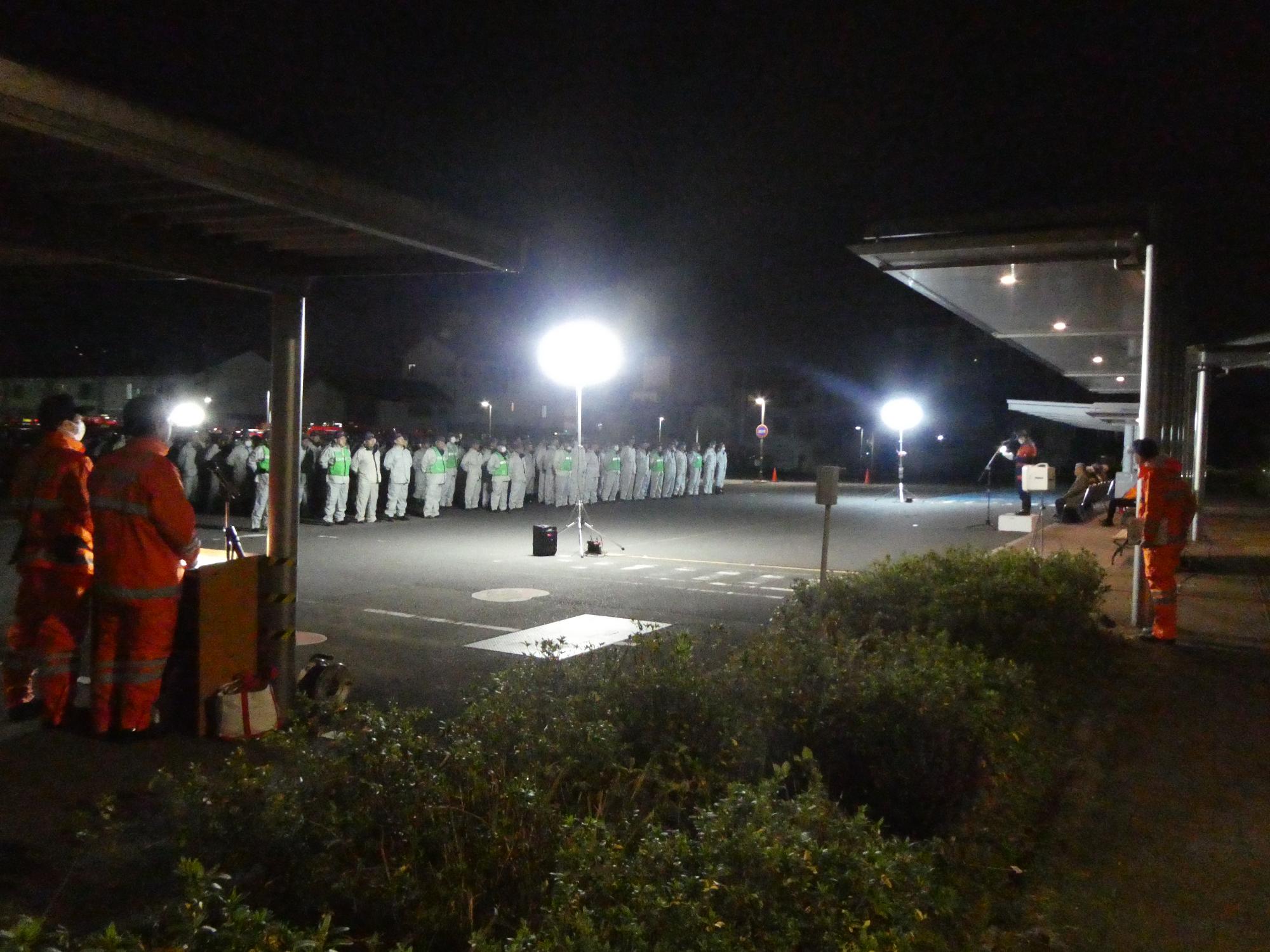 年末火災特別警戒に伴う激励式