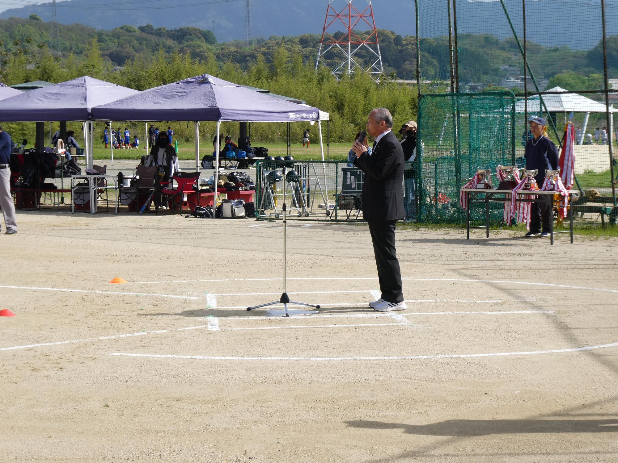 学童野球市長旗市長挨拶