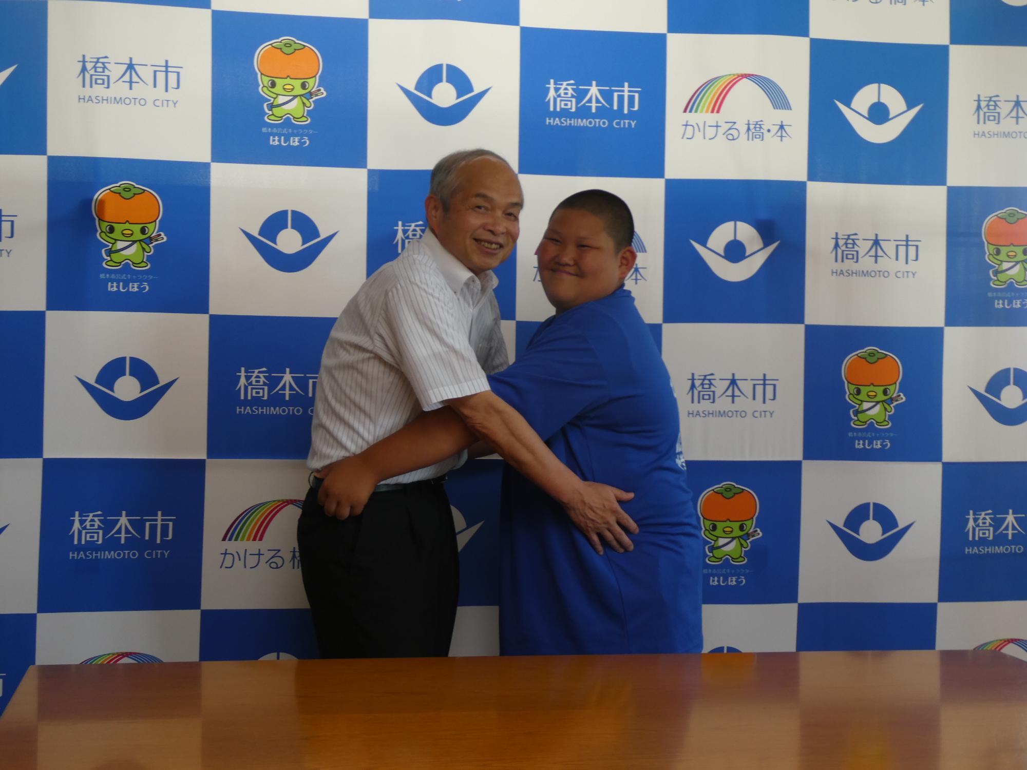 わんぱく相撲全国大会激励会