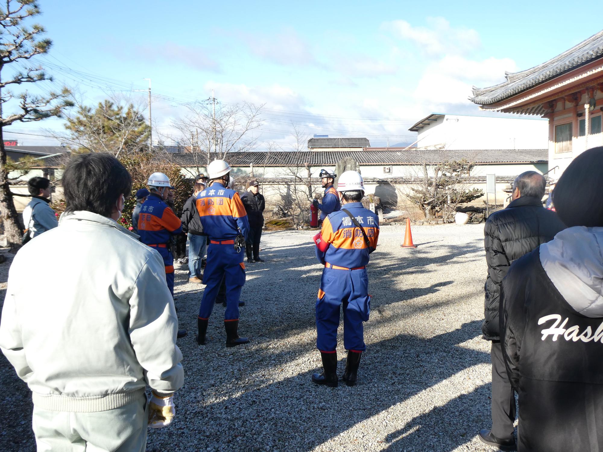 文化財防火デー（利生護国寺）