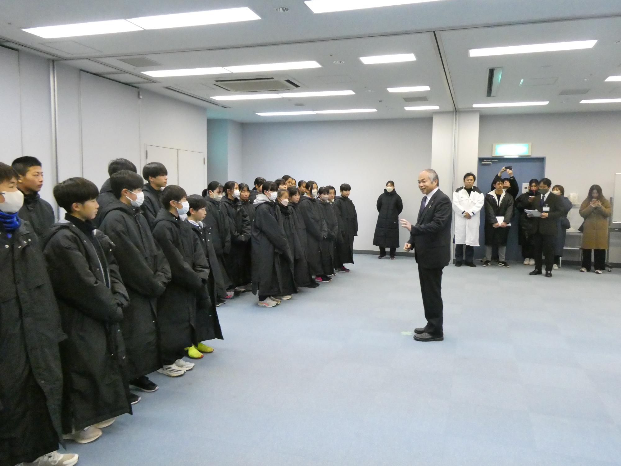 ジュニア駅伝激励会