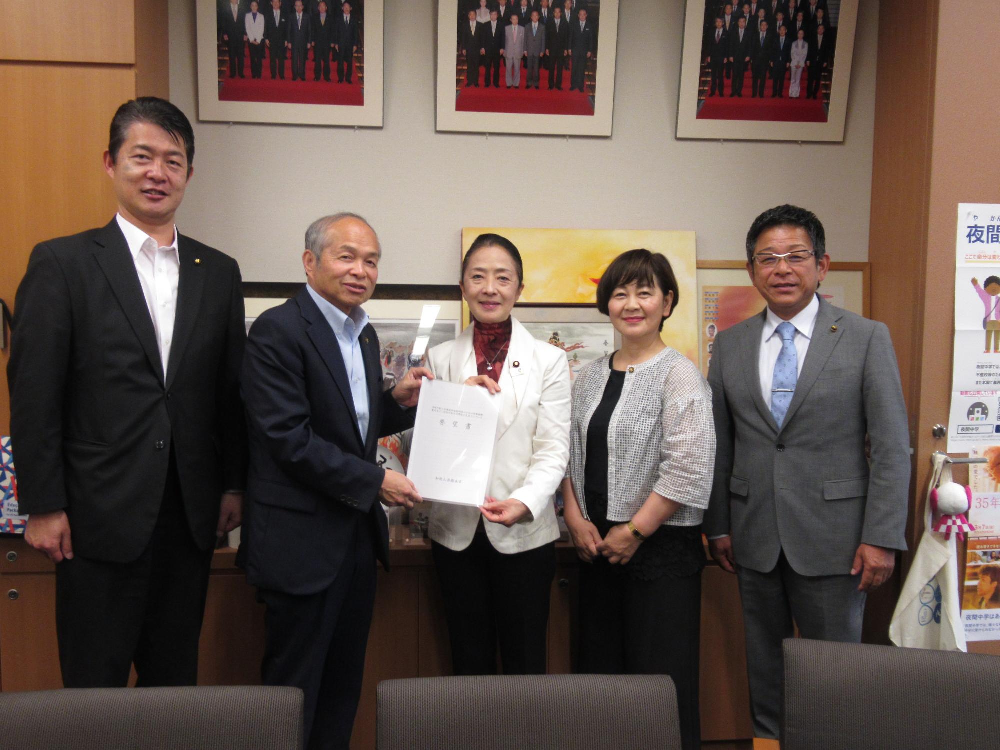 浮島衆議院議員要望活動