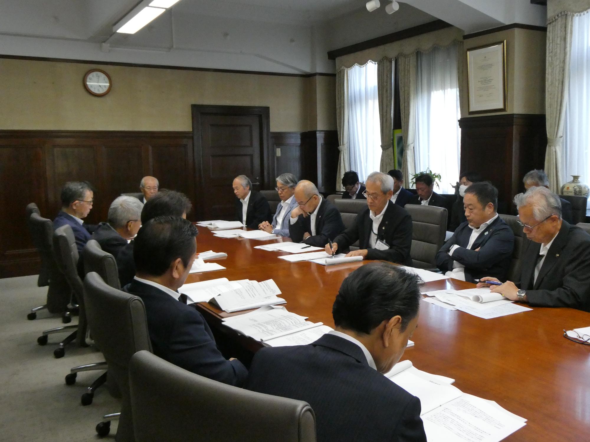 和歌山県市長会より和歌山県知事要望