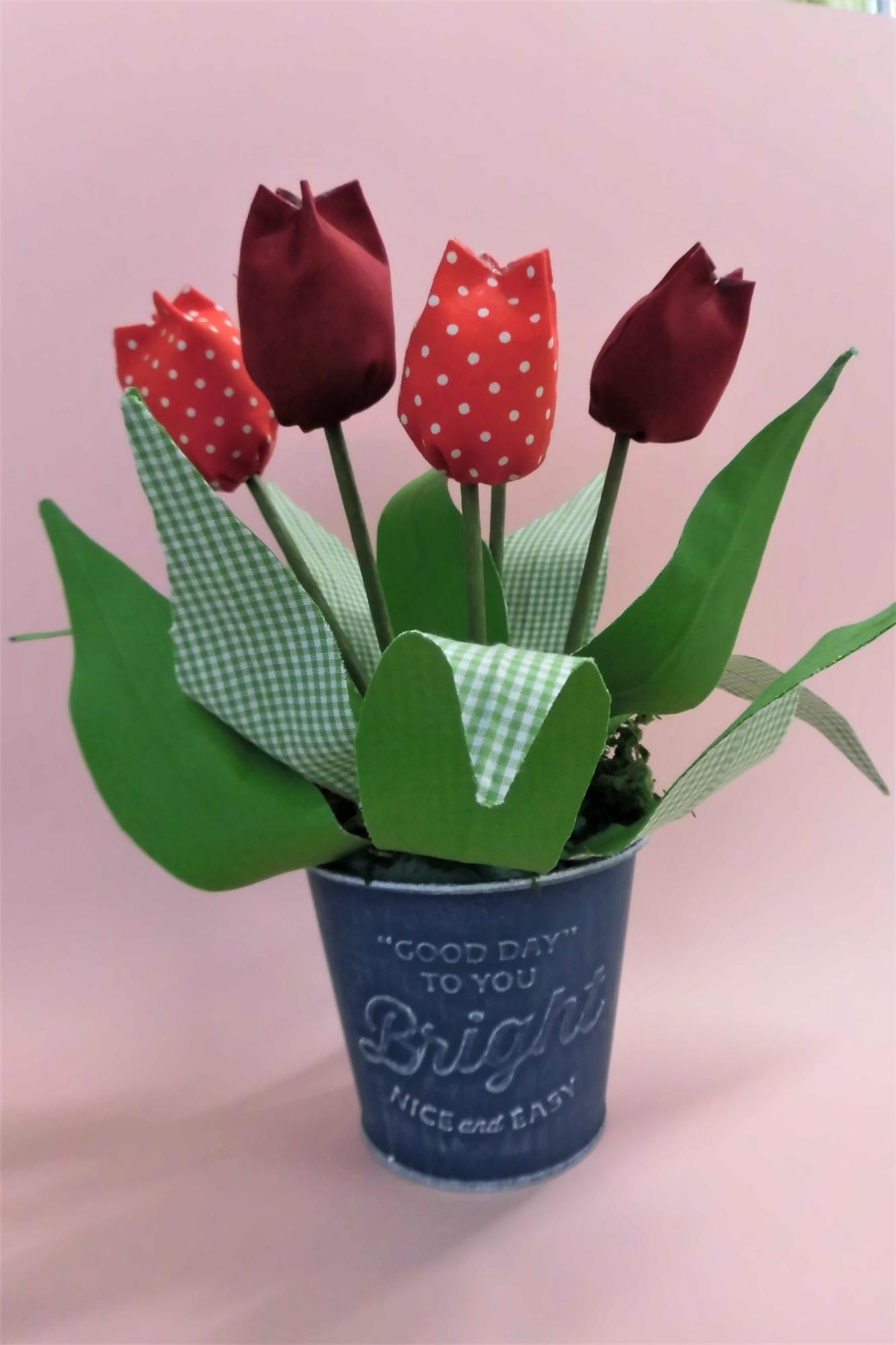 チューリップの飾り