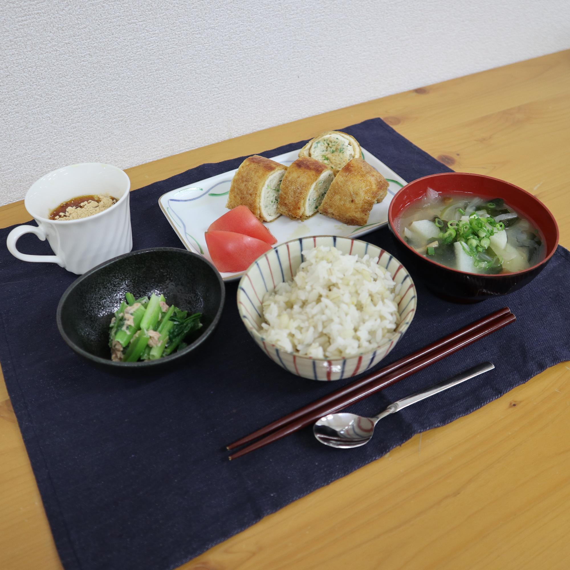 令和7年度糖尿病棒教室で作った料理の写真