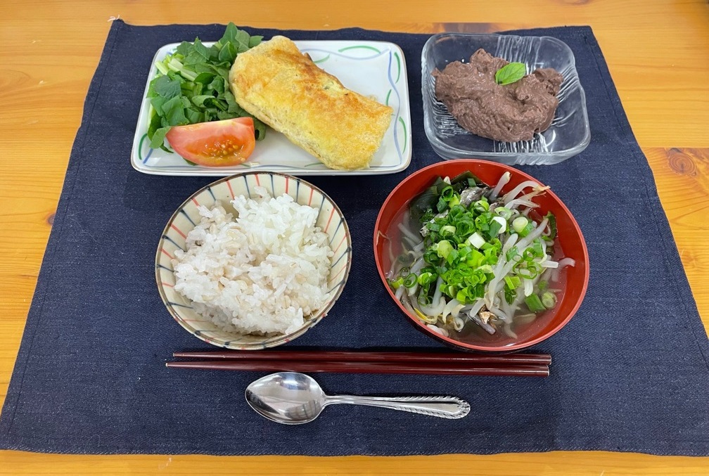 令和6年度糖尿病棒教室で作った料理の写真