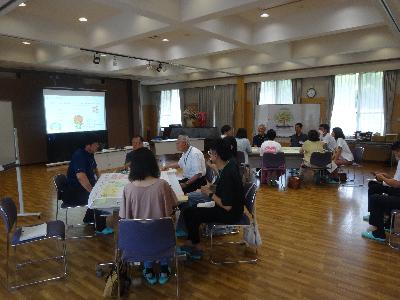 隅田でのワークショップの風景