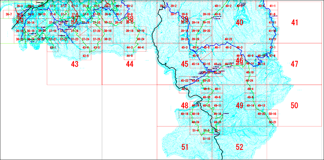 図郭３　路線網図選択用